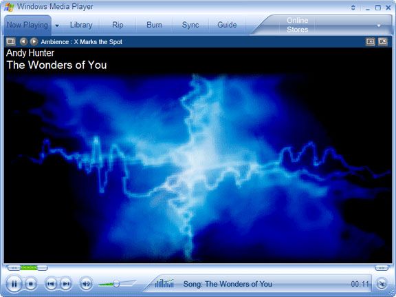 Windows music player visualizations software